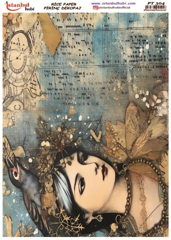 Pirinç Dekopaj Kağıdı 30x42cm PT-304
