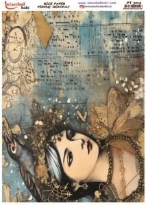 Pirinç Dekopaj Kağıdı 30x42cm PT-304
