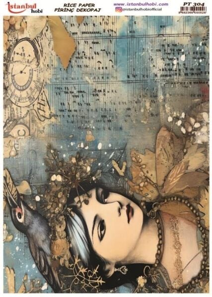 Pirinç Dekopaj Kağıdı 30x42cm PT-304