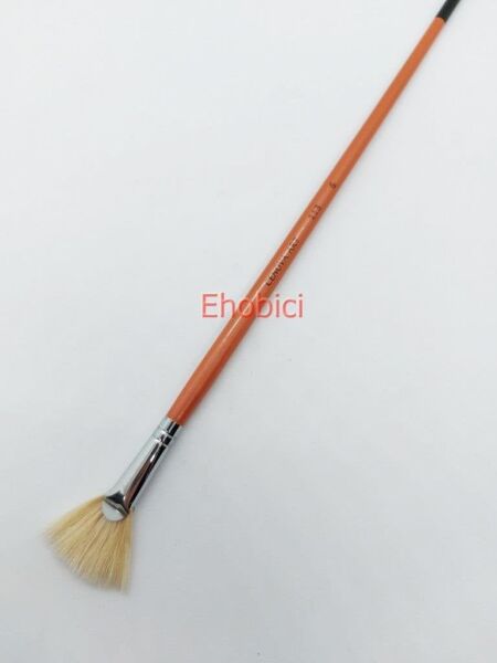 Cenova Art 113 Doğal Uzun Sap Yelpaze Fırça No:6