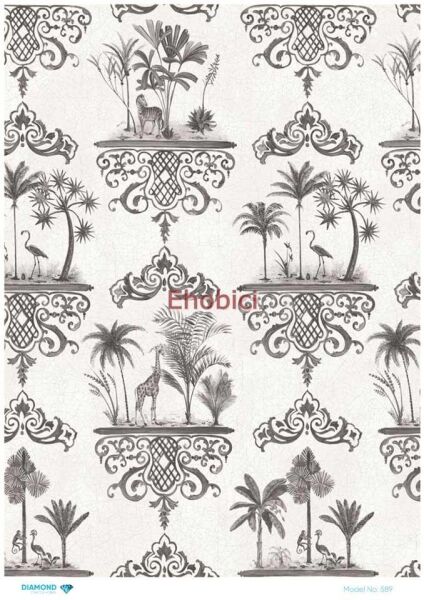 Diamond Pirinç Dekopaj Kağıdı - 589