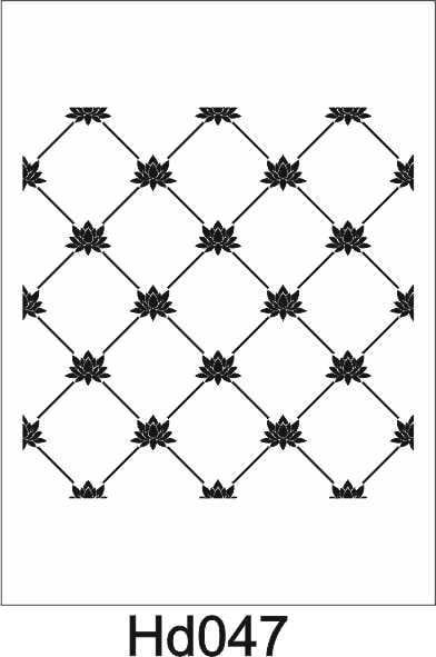 Duvar Dekor Stencil Şablon (40x40) HD-047