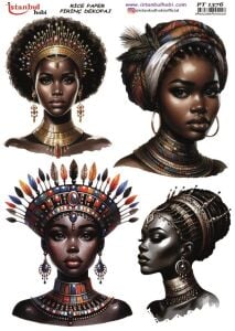 Pirinç Dekopaj Kağıdı 30x42cm PT-1376