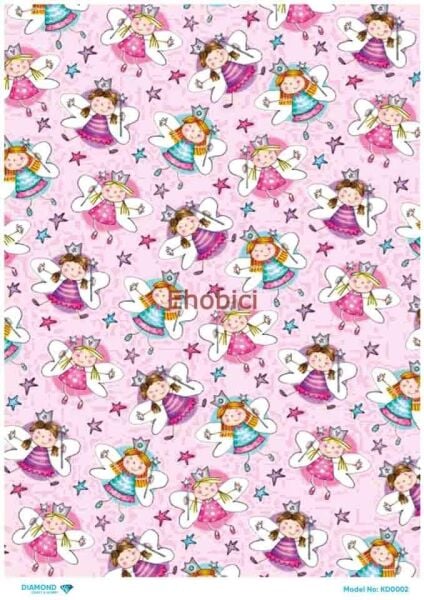 Diamond Pirinç Dekopaj Kağıdı - KD-002