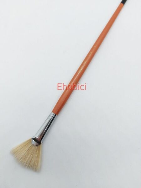 Cenova Art 113 Doğal Uzun Sap Yelpaze Fırça No:9