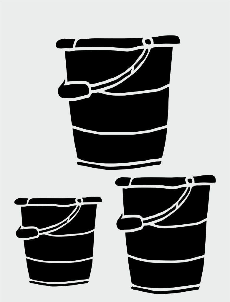 Diğer Karışık Desenler Stencil Şablon (21x30) S-239