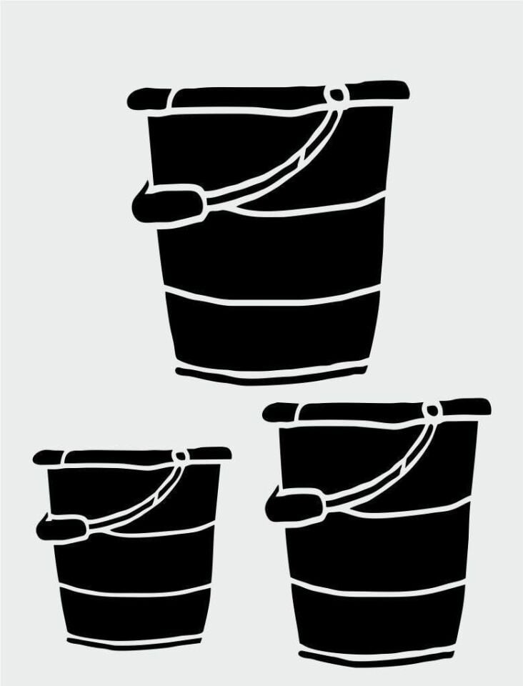 Diğer Karışık Desenler Stencil Şablon (21x30) S-239