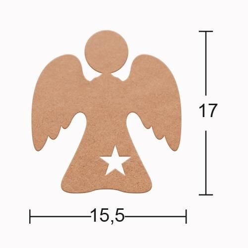Ahşap Melek H-118