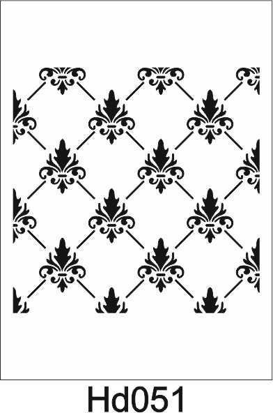 Duvar Dekor Stencil Şablon (30x30) HD-051