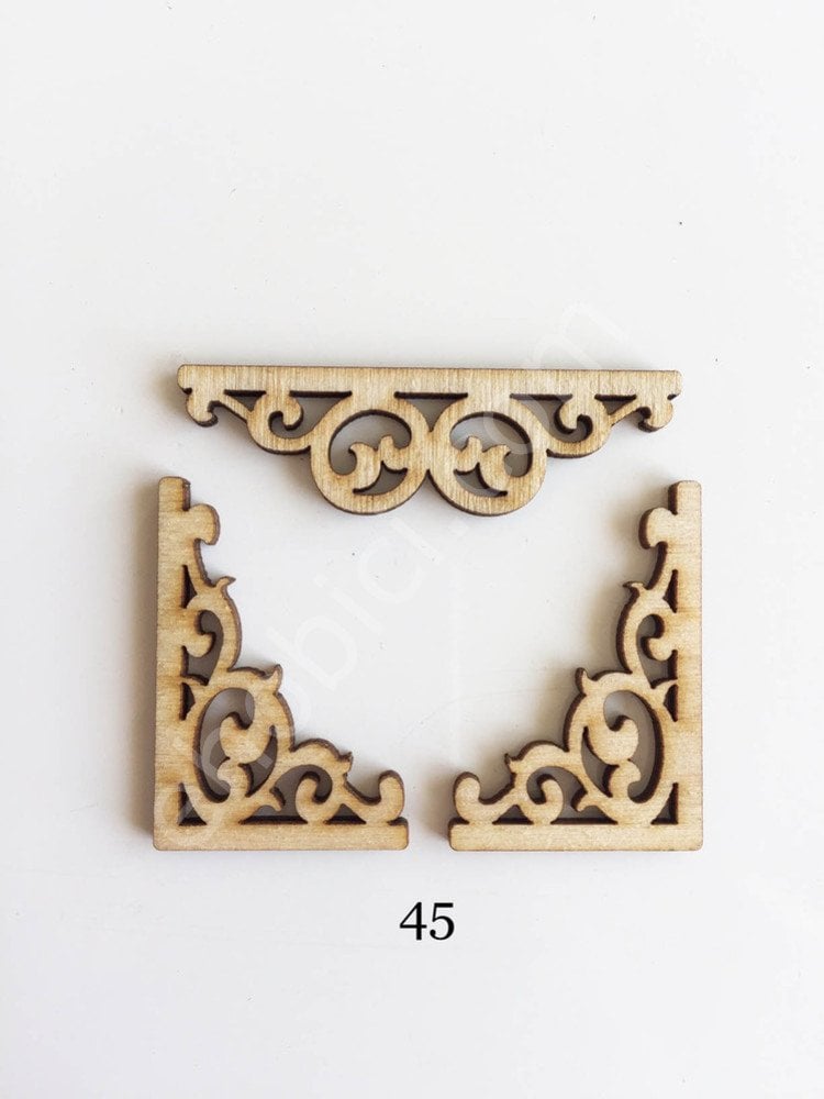 Lazer Kesim Süsler 45