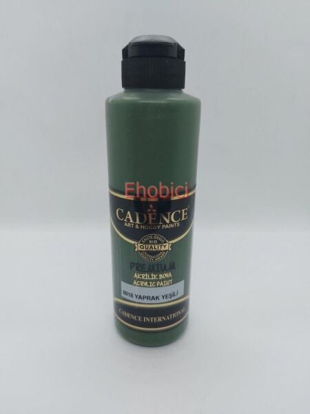 Cadence Akrilik Boya 250ML 8018 Yaprak Yeşili Ahşap Boyası