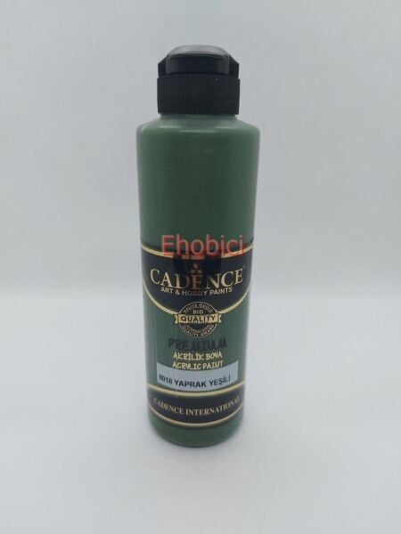 Cadence Akrilik Boya 250ML 8018 Yaprak Yeşili Ahşap Boyası