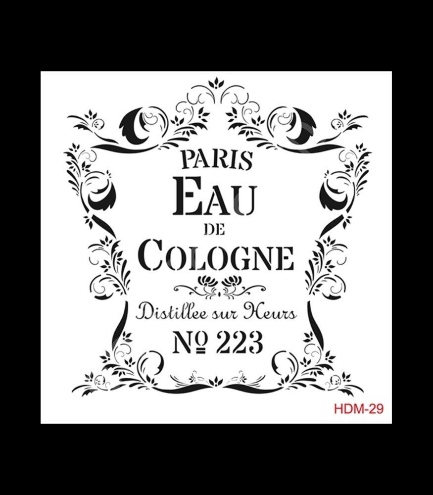 HDM29 Cadence Home Dekor Stencil 25x25