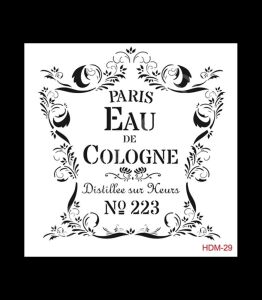 HDM29 Cadence Home Dekor Stencil 25x25