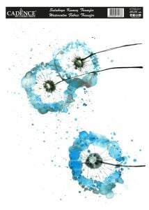 KTSB-011 Cadence Suluboya Kumaş Transfer 25x35cm