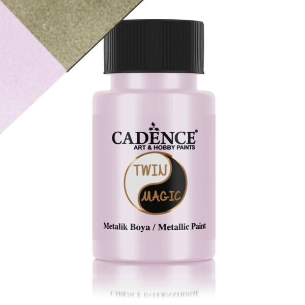 Cadence Twin Magic Metalik Boya TM-17 Altın-A.Pembe