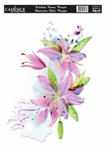 KTSB-012 Cadence Suluboya Kumaş Transfer 25x35cm