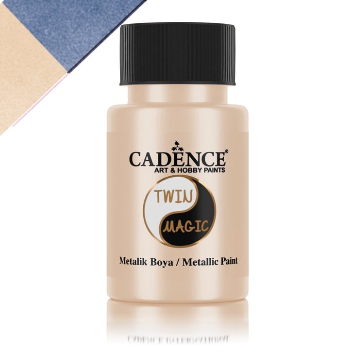 Cadence Twin Magic Metalik Boya TM-10 Mavi-Şeftali