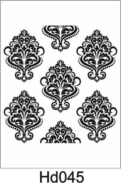 Duvar Dekor Stencil Şablon (40x40) HD-045