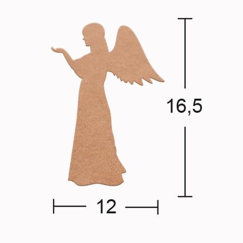 Ahşap Dua Eden Melek H-125