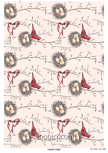 Lineart Pirinç Dekopaj Kağıdı Model - 2996