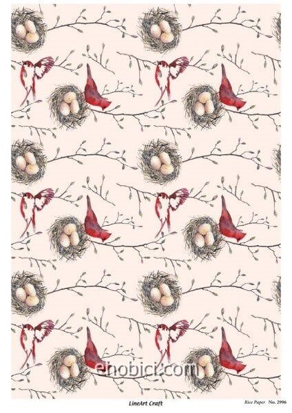 Lineart Pirinç Dekopaj Kağıdı Model - 2996