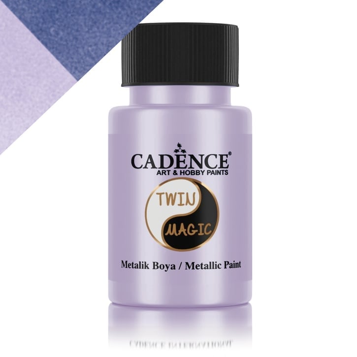 Cadence Twin Magic Metalik Boya TM-12 Mavi-Mor