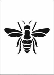 Hayvan Temalı Desenler Stencil Şablon (20x20) H-009