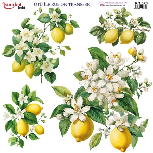 Ütü ile Rub On Transfer Kağıdı 30x30cm RB-328