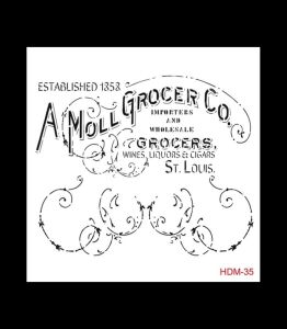 HDM35 Cadence Home Dekor Stencil 25x25