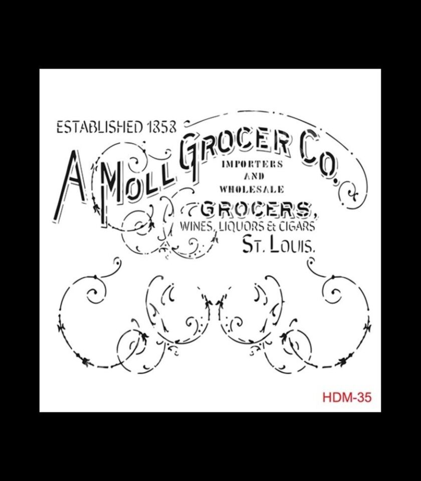 HDM35 Cadence Home Dekor Stencil 25x25