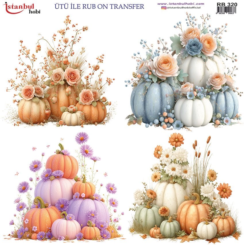Ütü ile Rub On Transfer Kağıdı 30x30cm RB-320