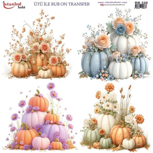 Ütü ile Rub On Transfer Kağıdı 30x30cm RB-320