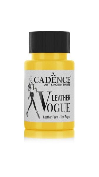 Cadence Deri Boyası Opak LV-02 Sarı 50ml Leather Vouge Paint