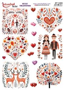 Sulu Transfer Kağıdı 25x35cm ST-1454