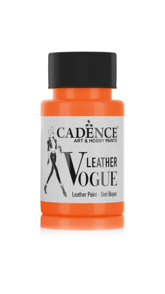 Cadence Deri Boyası Opak LV-03 Turuncu 50ml Leather Vouge Paint