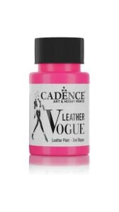 Cadence Deri Boyası Opak LV-06 Fuşya 50ml Leather Vouge Paint