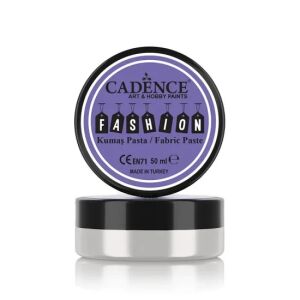 Cadence Opak Kumaş Rölyef Pasta FP-01 Beyaz 50ml