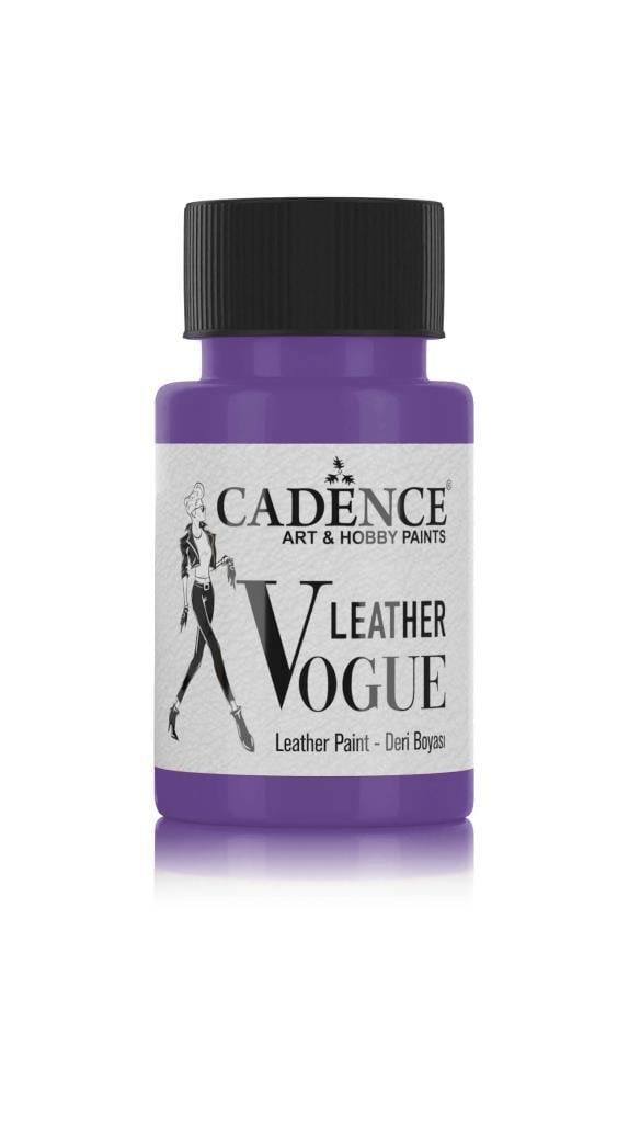 Cadence Deri Boyası Opak LV-07 Mor 50ml Leather Vouge Paint