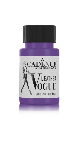 Cadence Deri Boyası Opak LV-07 Mor 50ml Leather Vouge Paint