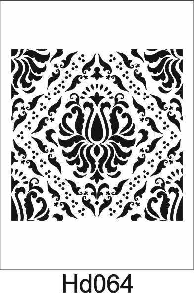 Duvar Dekor Stencil Şablon (40x40) HD-064