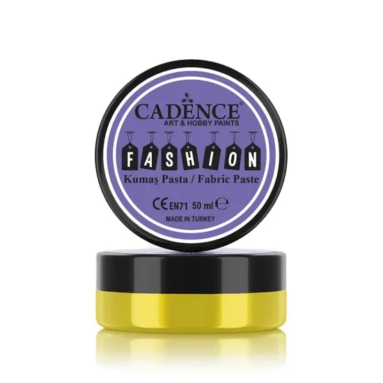 Cadence Opak Kumaş Rölyef Pasta FP-02 Limon 50ml