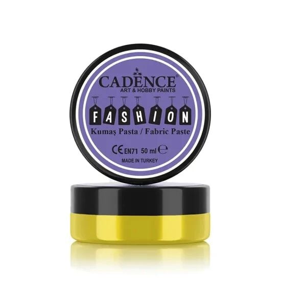 Cadence Opak Kumaş Rölyef Pasta FP-02 Limon 50ml