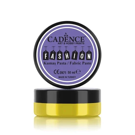 Cadence Opak Kumaş Rölyef Pasta FP-02 Limon 50ml