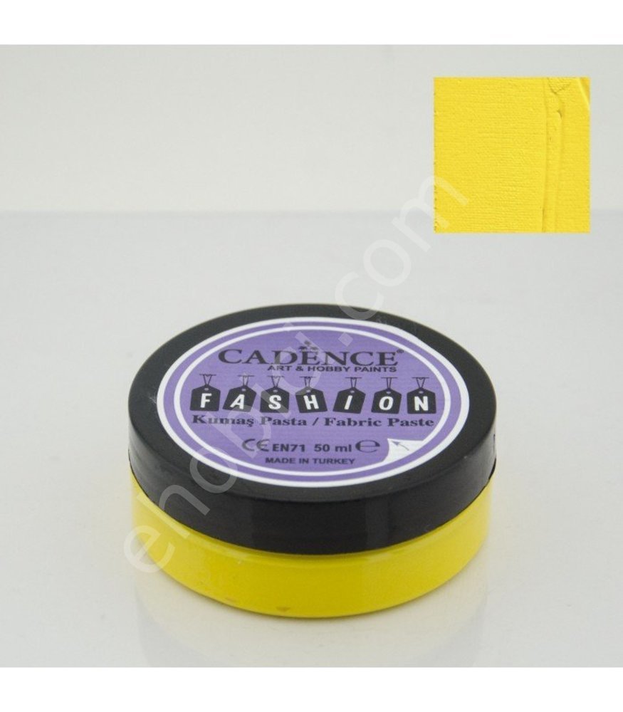 FP-02 Limon - Cadence Opak Fashion Kumaş Rölyef Pasta - Fabric Paste