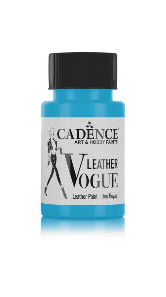 Cadence Deri Boyası Opak LV-08 Açık Turkuaz 50ml Leather Vouge Paint