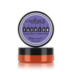 Cadence Opak Kumaş Rölyef Pasta FP-03 Turuncu 50ml