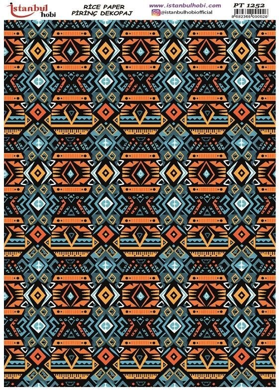 Pirinç Dekopaj Kağıdı 30x42cm PT-1252
