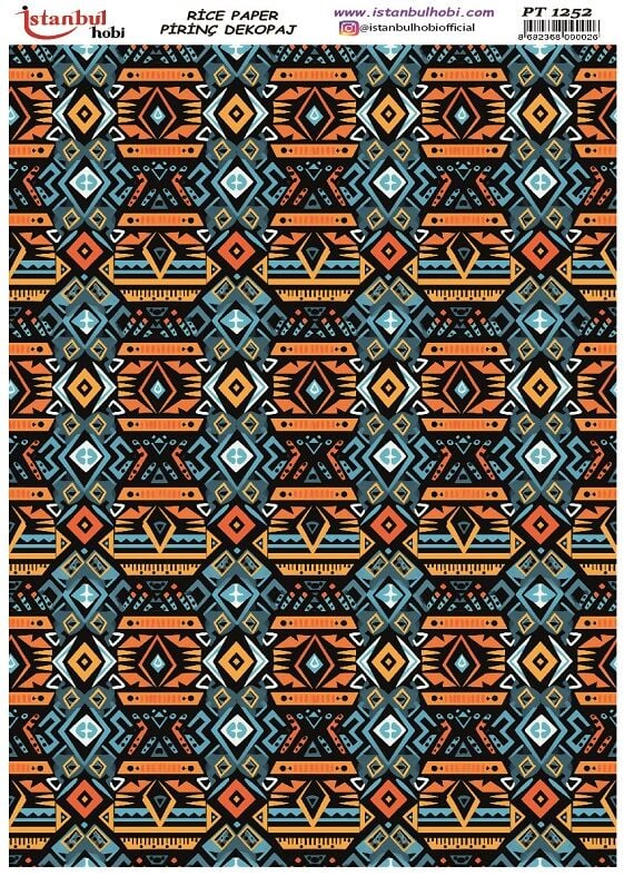 Pirinç Dekopaj Kağıdı 30x42cm PT-1252