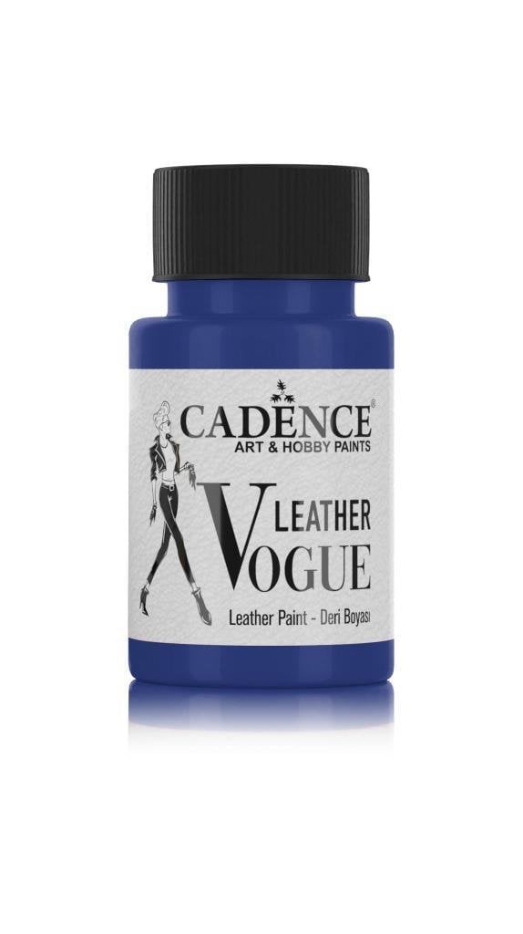 Cadence Deri Boyası Opak LV-09 Mavi 50ml Leather Vouge Paint